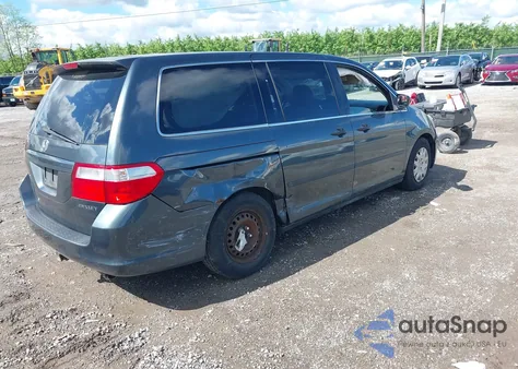 2005 Honda Odyssey Lx из США, поврежденный, VIN 5FNRL38205B128740
